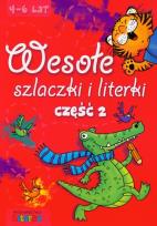 Okładka książki Wesołe szlaczki i literki część 2 LITERKA