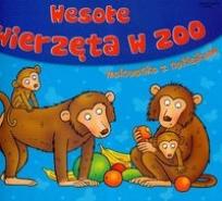 Okładka książki Wesołe zwierzeta w zoo - malowanka LITERKA