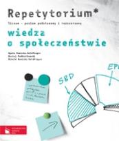 Okładka książki Wiedza o społeczeństwie Repetytorium poziom podstawowy i rozszerzony