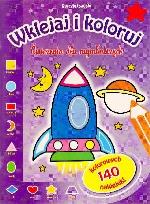 Okładka książki Wklejaj i koloruj - fioletowa