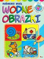 Okładka książki Wodne obrazki - malowanie wodą