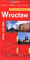 Okładka książki Wrocław. Plan miasta w skali 1:21 000