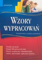 Okładka książki Wzory wypracowań gimnazjum
