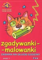 Okładka książki Zgadywanki - malowanki zeszyt  1  REA