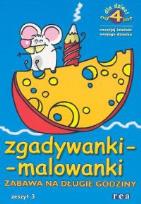 Okładka książki Zgadywanki - malowanki zeszyt  3 REA