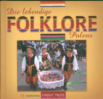 Okładka książki Albumik Polski folklor żywy wersja niemiecka