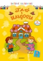 Okładka książki Bajkowe kolorowanki - Jaś i Małgosia