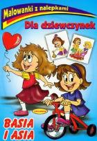 Okładka książki Basia i Asia naklejki