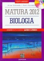 Okładka książki Biologia Matura 2012 Testy i arkusze + CD