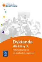 Okładka książki Edukacja wczesnoszkolna Dyktanda kl.3 w.2011 WSIP