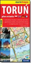 Okładka książki Euromapa Toruń 1:20 000