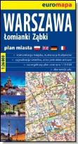 Okładka książki Euromapa Warszawa plan miasta 1:26 000