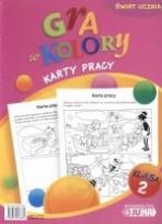 Okładka książki Gra w kolory kl. 2 Karty pracy Juka