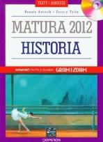 Okładka książki Historia matura 2012 Testy i arkusze z płytą CD Poziom podstawowy i rozszerzony