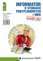 Okładka książki Informator o studiach podyplomowych i MBA 2011/2012