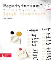Okładka książki Język niemiecki Repetytorium z mp3 Poziom podstawowy i rozszerzony