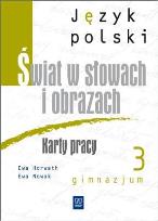 Okładka książki J.polski GIM Świat w słowach 3 karty w. 2011 WSIP