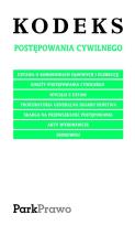 Okładka książki Kodeks postępowania cywilnego