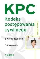 Okładka książki Kodeks postępowania cywilnego wyd.36 Twoje Prawo