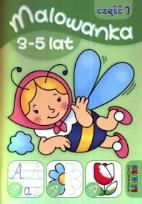Okładka książki Malowanka 3-5 lat cz. 1 LITERKA