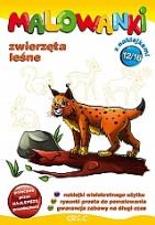 Okładka książki Malowanki cz. 12 - zwierzęta leśne GREG