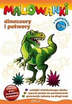 Okładka książki Malowanki cz.  5 - dinozaury i potwory GREG