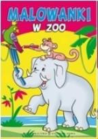Okładka książki Malowanki W zoo