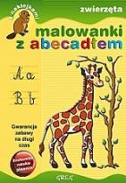 Okładka książki Malowanki z abecadłem - zwierzęta GREG