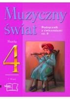 Okładka książki Muzyczny świat 4 Podręcznik z ćwiczeniami część 2