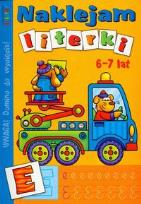 Okładka książki Naklejam literki 6-7 lat LITERKA