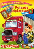 Okładka książki Pojazdy ciężarowe naklejki