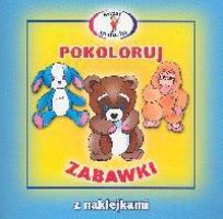 Okładka książki Pokoloruj - zabawki