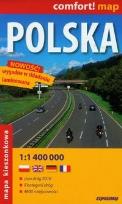 Okładka książki Polska 1:1 400 000 kieszonkowa mapa samochodowa