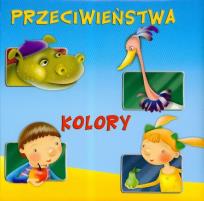 Okładka książki Przeciwieństwa, kolory