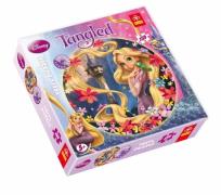 Okładka książki Puzzle 150 okrągłe Zaplątani Roszpunka TREFL