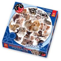 Okładka książki Puzzle 300 okrągłe Nasi milusińscy TREFL