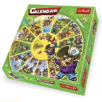 Okładka książki Puzzle Edukacyjne Calendar TREFL