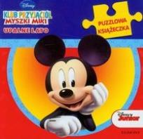 Okładka książki Puzzlowa książeczka. Klub Myszki Miki upalne lato