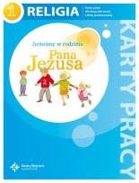 Okładka książki Religia 1 Jesteśmy w rodzinie Pana Jezusa Karty pracy