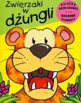 Okładka książki Ruchome zwierzaki - Zwierzaki w dżungli