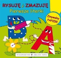 Okładka książki Rysuję i zmazuję. Pierwsze Literki