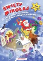 Okładka książki Święty Mikołaj - książecz. z naklejkami SIEDMIORÓG