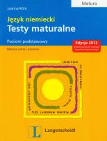 Okładka książki Testy maturalne język niemiecki poziom podstawowy z płytą CD