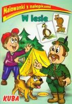 Okładka książki W lesie naklejki