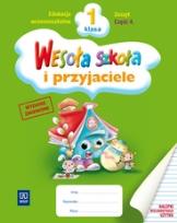 Okładka książki Wesoła szkoła i przyjaciele 1/4 zeszyt w.2011 WSiP