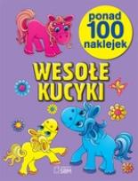 Okładka książki Wesołe kucyki - ponad 100 naklejek