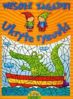 Okładka książki Wesołe zagadki - ukryte rysunki LITERKA