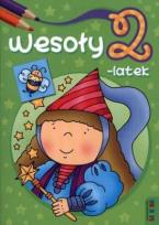 Okładka książki Wesoły 2-latek LITERKA