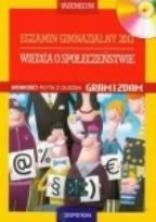 Okładka książki Wiedza o społeczeństwie Vademecum egzamin gimnazjalny 2012 z płytą CD