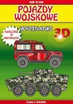 Okładka książki Wycinanki 3D Pojazdy wojskowe